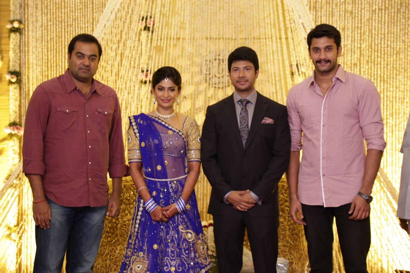 Feroz - Vijayalakshmi Wedding Reception Stills