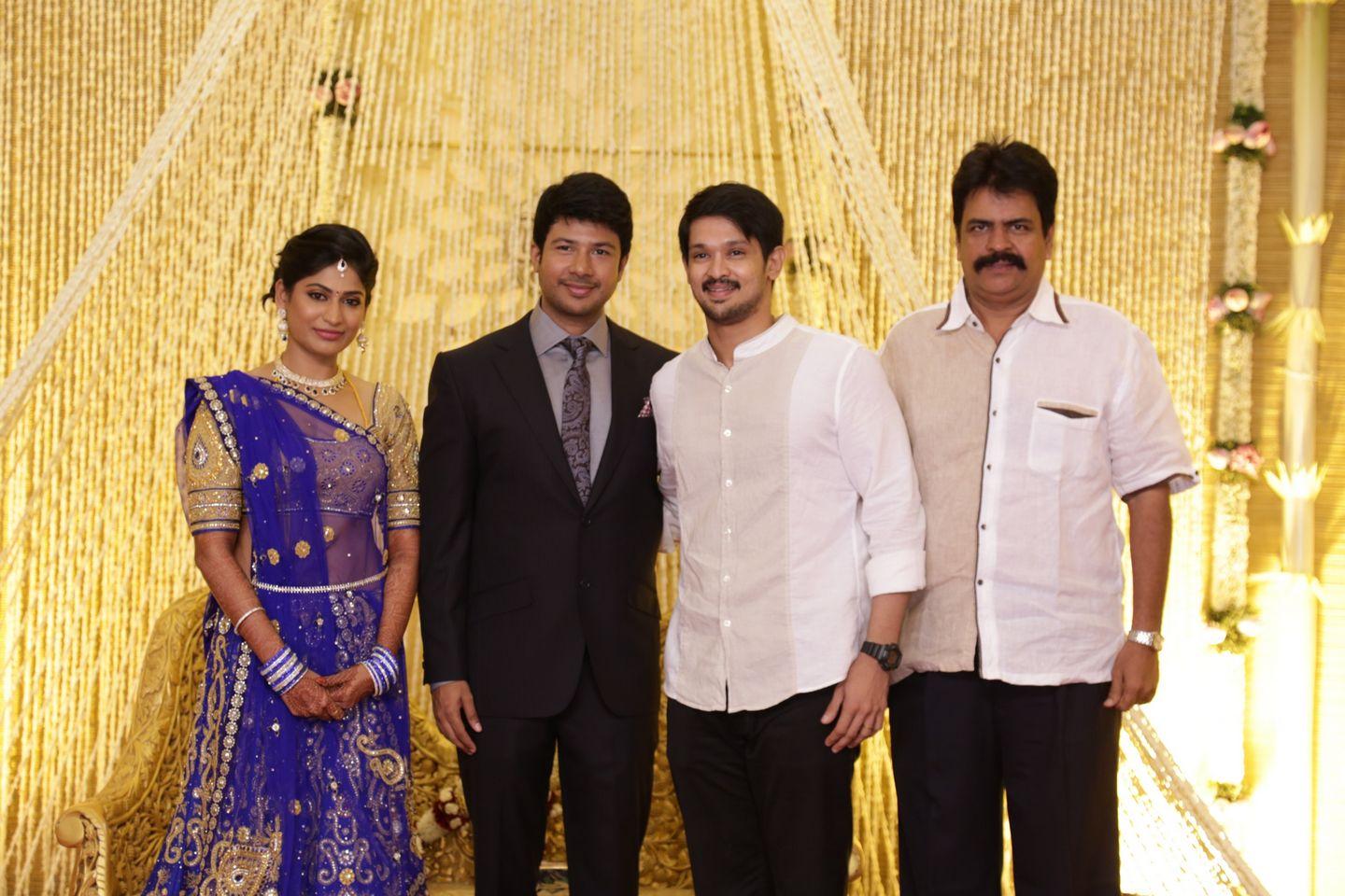 Feroz - Vijayalakshmi Wedding Reception Stills