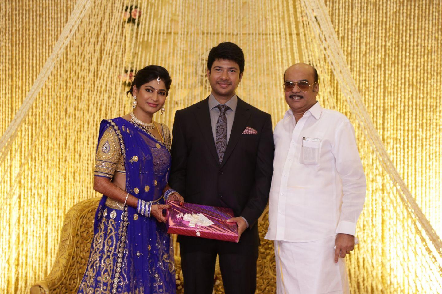 Feroz - Vijayalakshmi Wedding Reception Stills