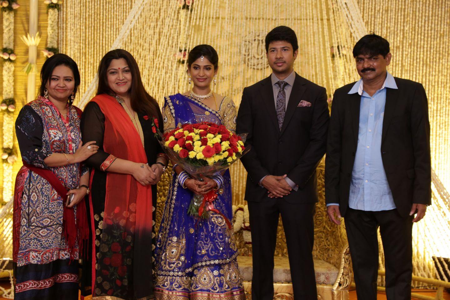 Feroz - Vijayalakshmi Wedding Reception Stills