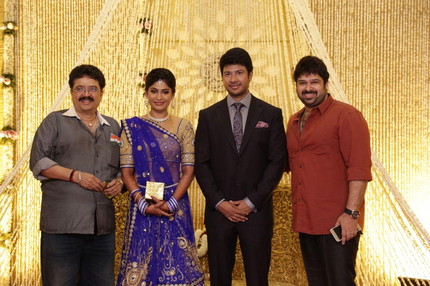 Feroz - Vijayalakshmi Wedding Reception Stills