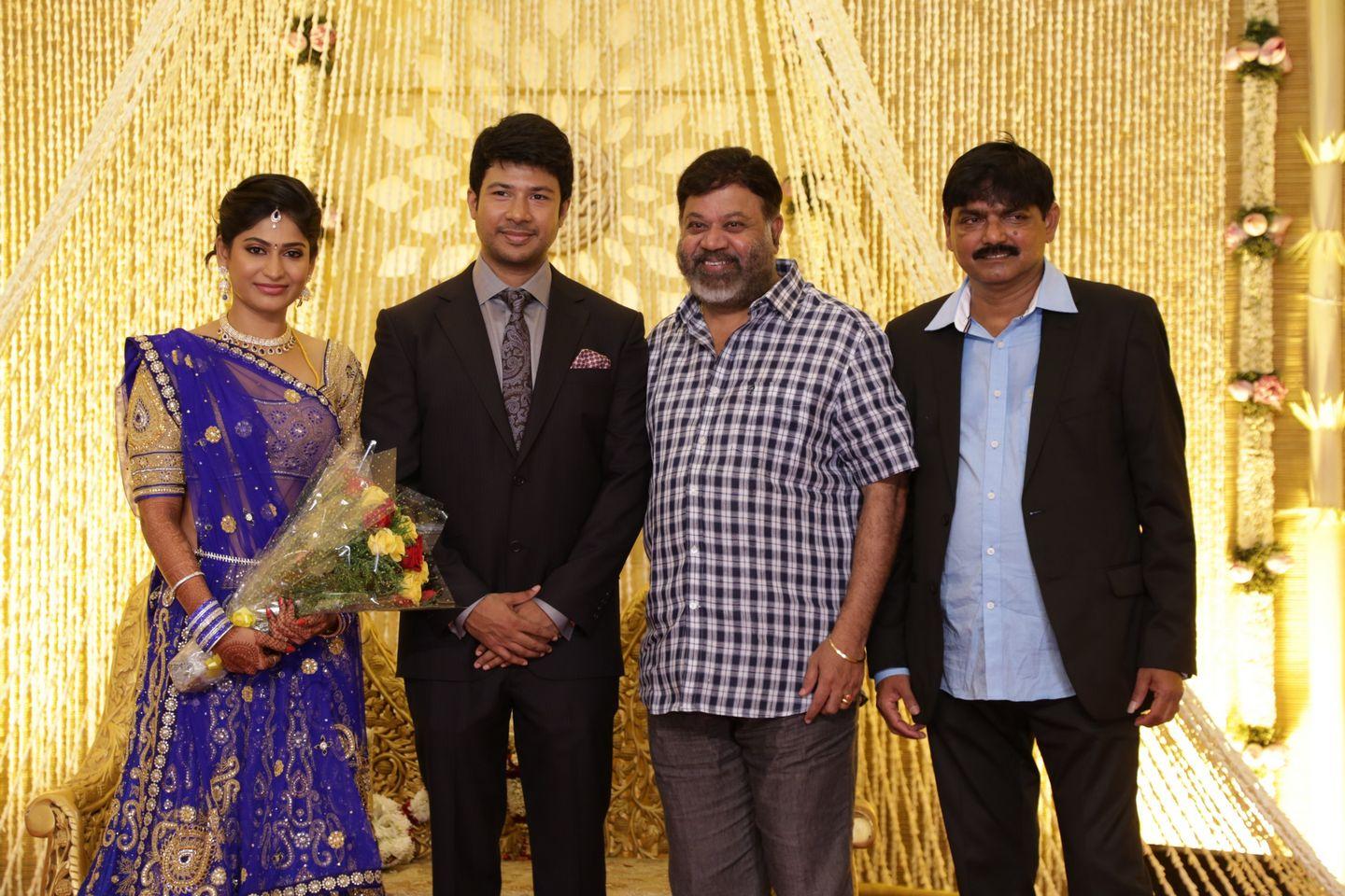 Feroz - Vijayalakshmi Wedding Reception Stills