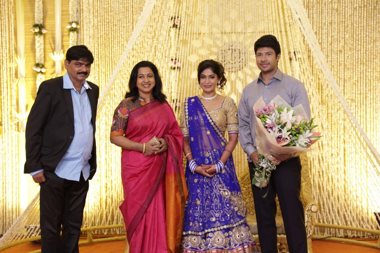 Feroz - Vijayalakshmi Wedding Reception Stills