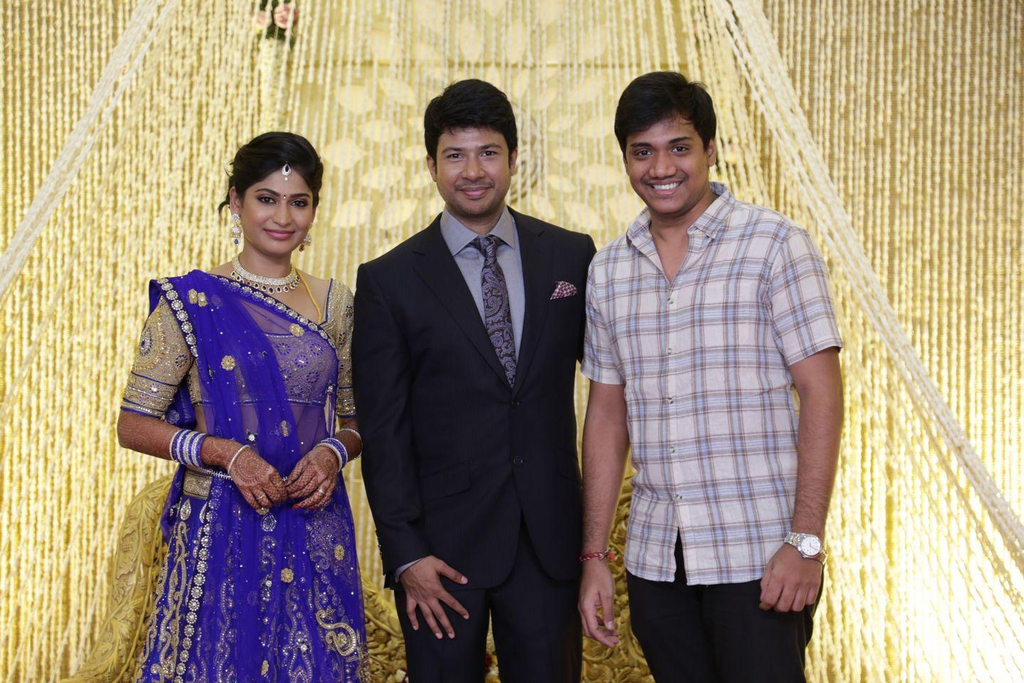 Feroz - Vijayalakshmi Wedding Reception Stills