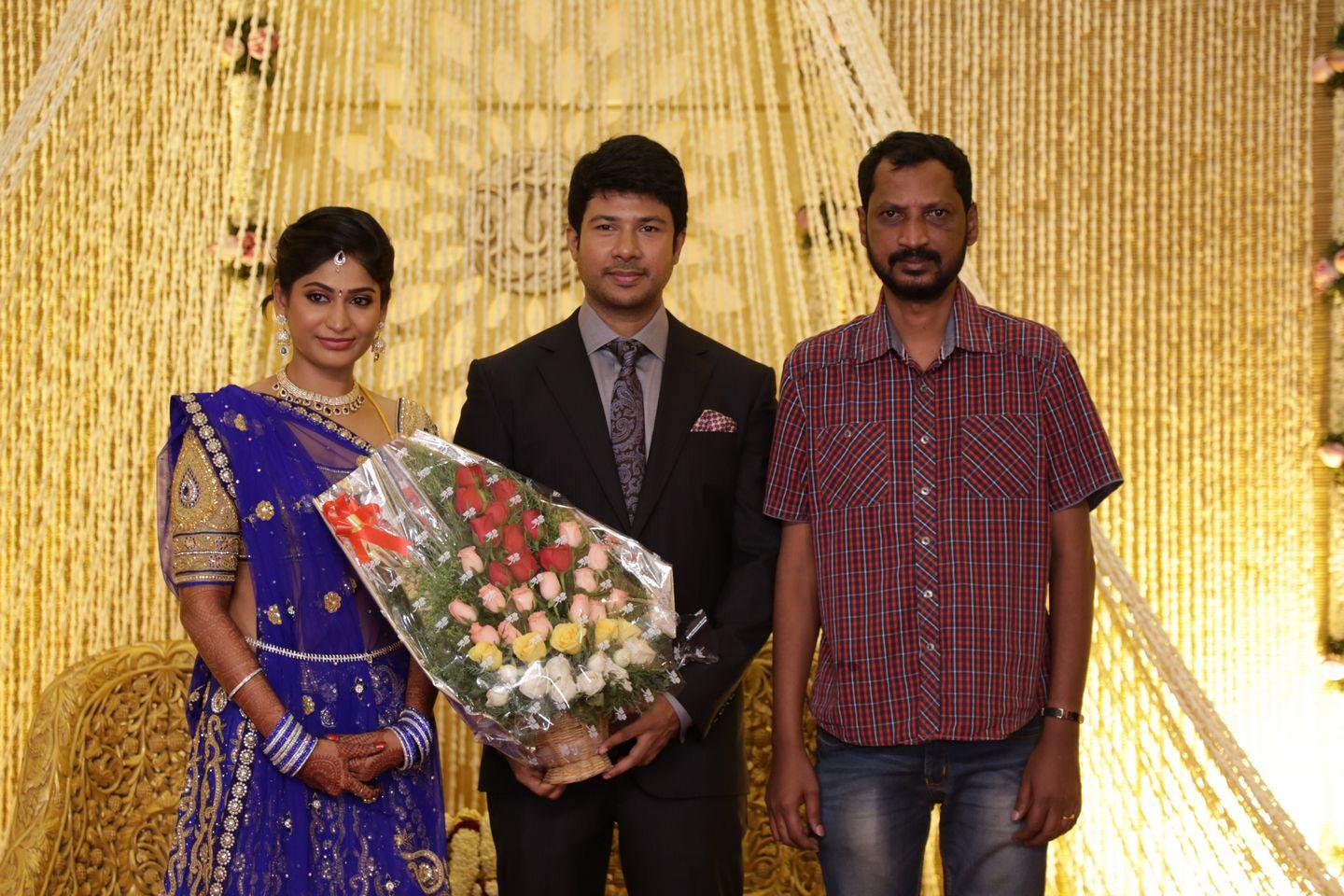 Feroz - Vijayalakshmi Wedding Reception Stills