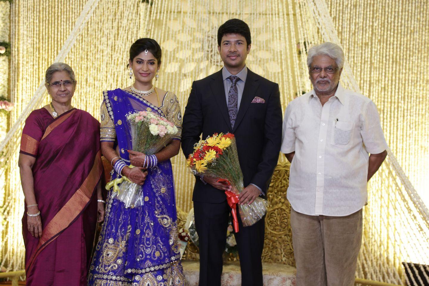 Feroz - Vijayalakshmi Wedding Reception Stills
