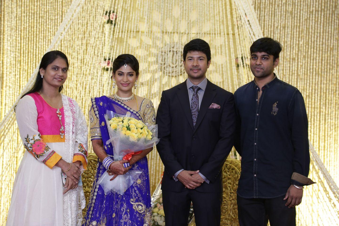 Feroz - Vijayalakshmi Wedding Reception Stills