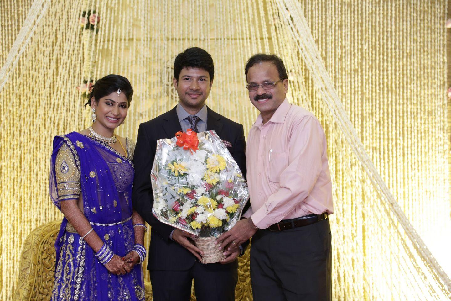 Feroz - Vijayalakshmi Wedding Reception Stills