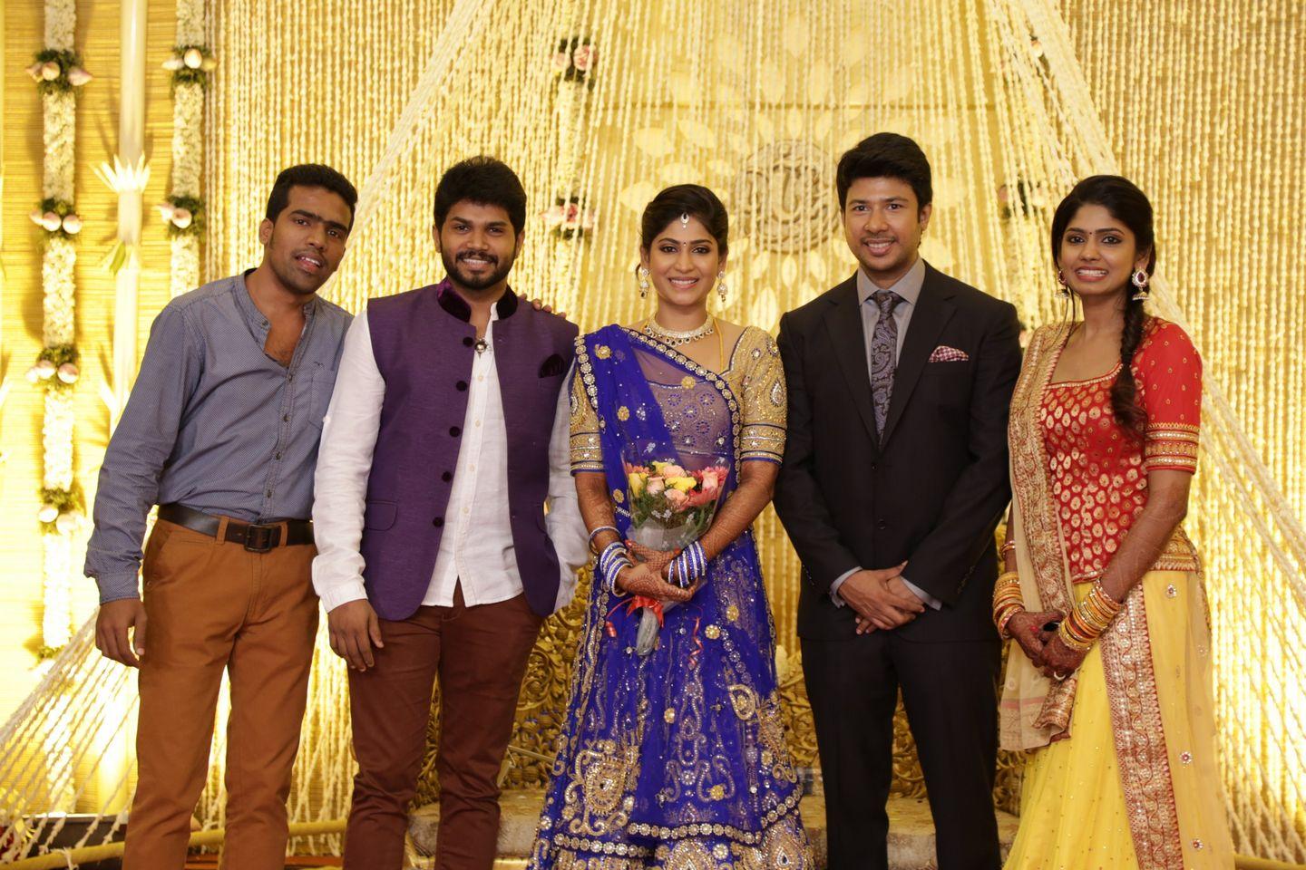 Feroz - Vijayalakshmi Wedding Reception Stills