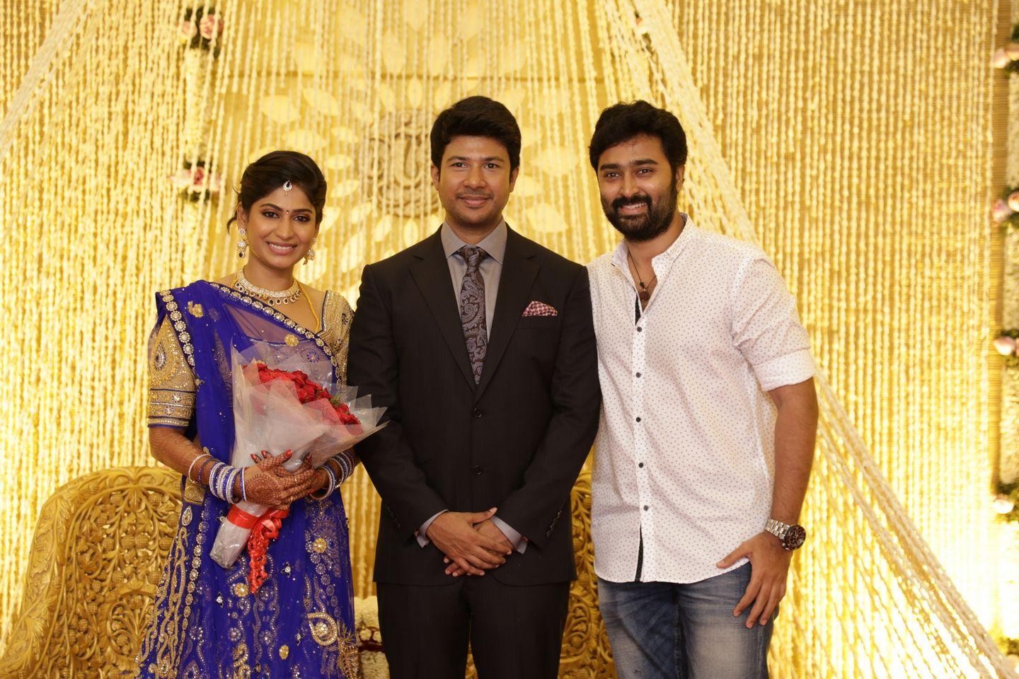 Feroz - Vijayalakshmi Wedding Reception Stills