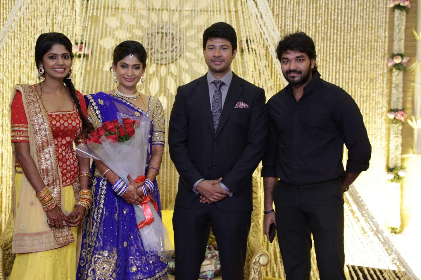Feroz - Vijayalakshmi Wedding Reception Stills