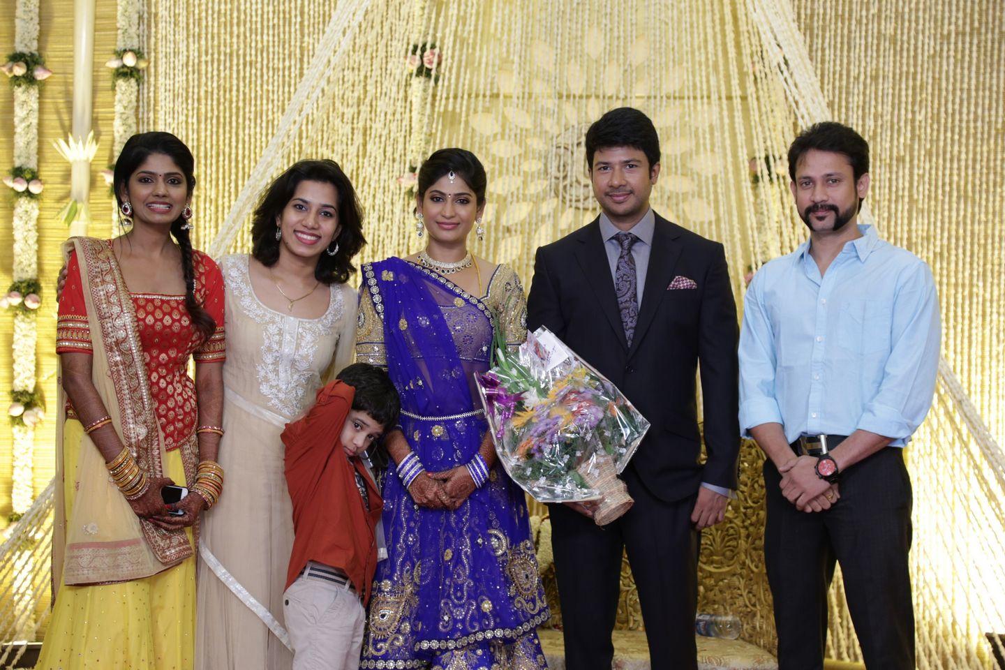 Feroz - Vijayalakshmi Wedding Reception Stills