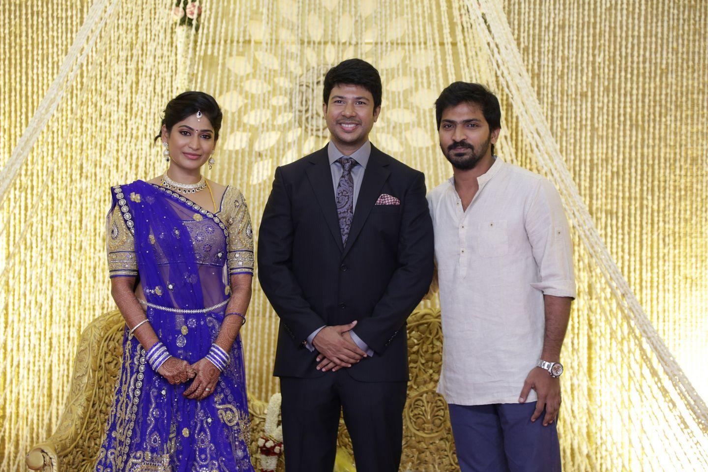 Feroz - Vijayalakshmi Wedding Reception Stills