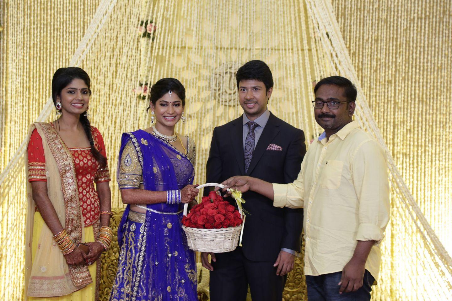 Feroz - Vijayalakshmi Wedding Reception Stills