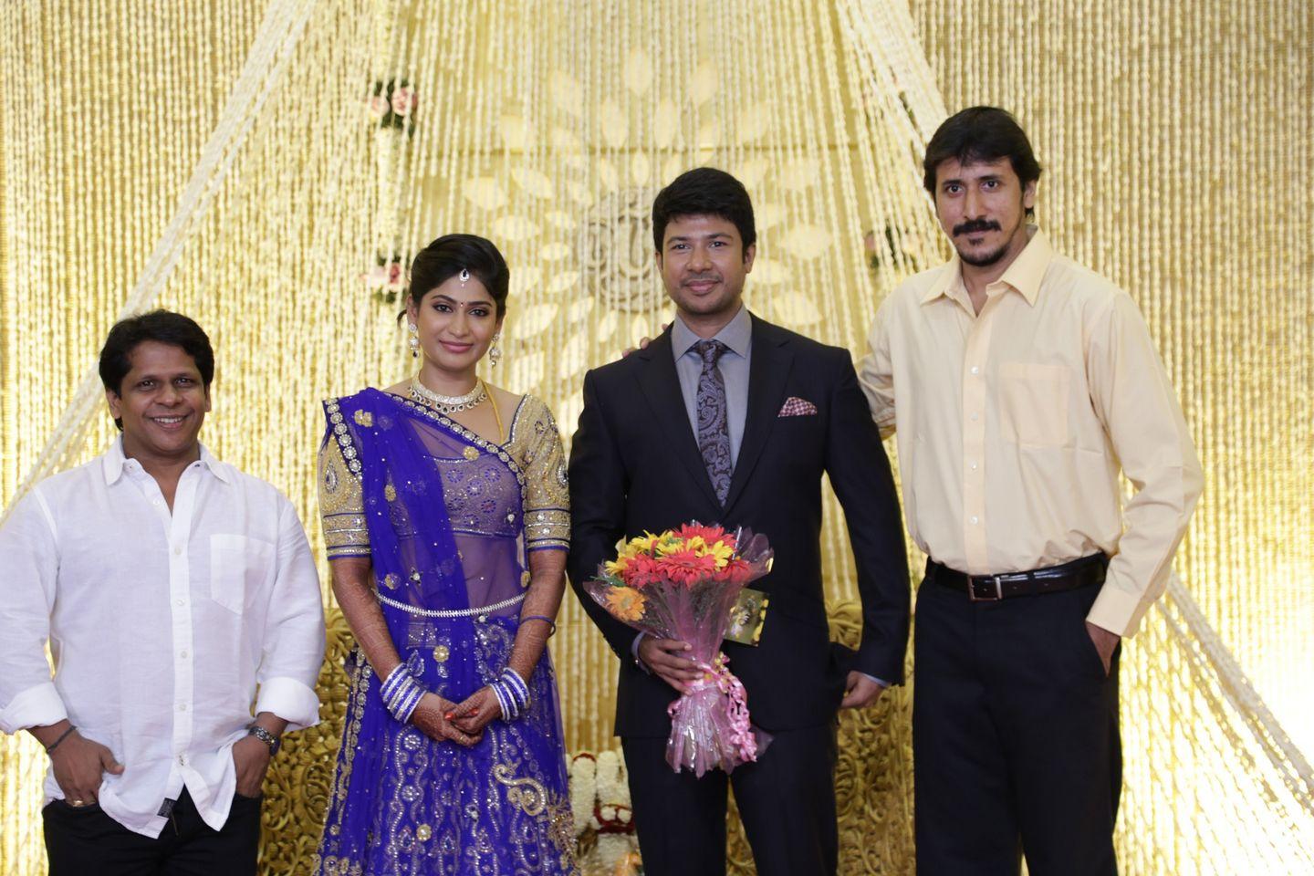 Feroz - Vijayalakshmi Wedding Reception Stills