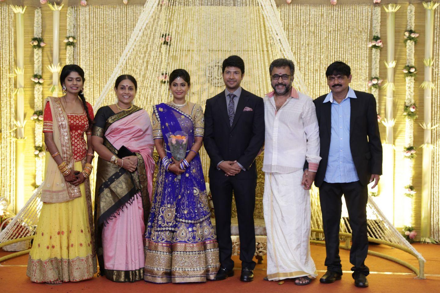 Feroz - Vijayalakshmi Wedding Reception Stills