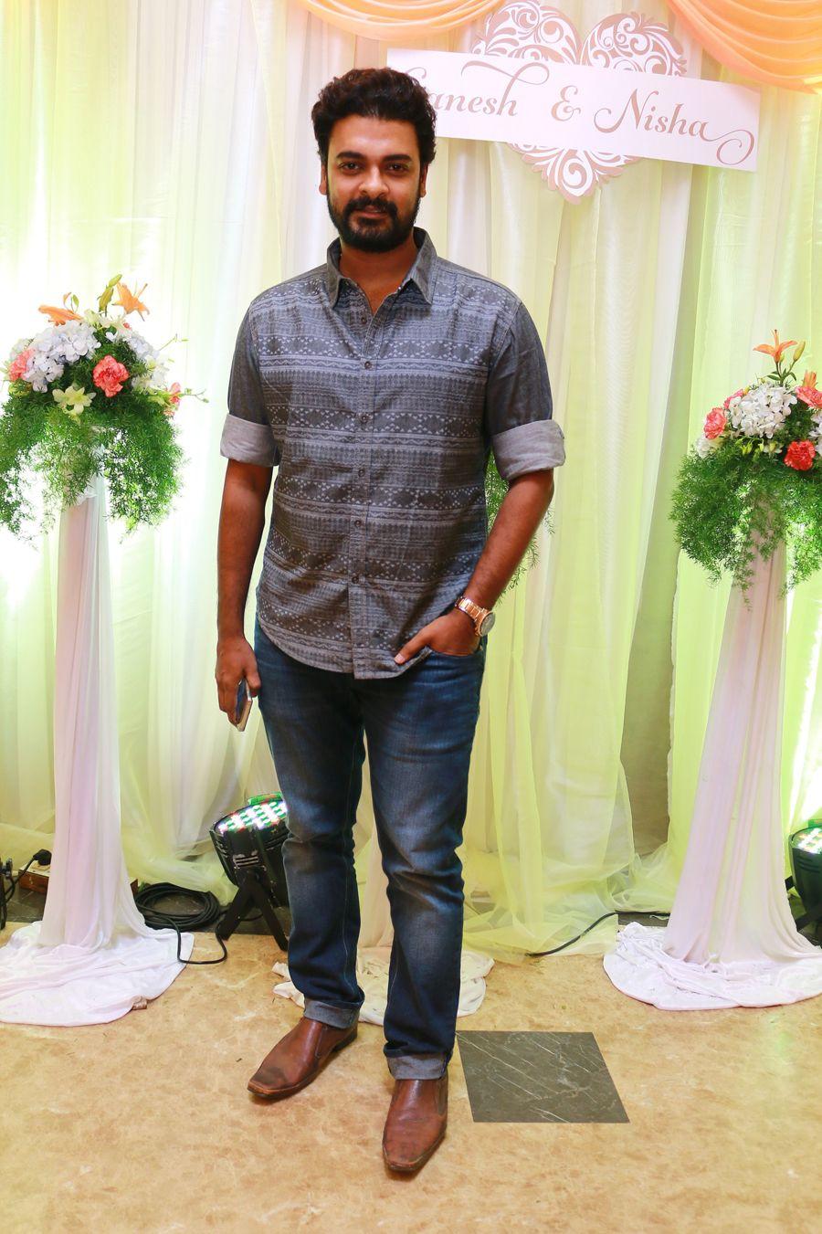 Ganesh Venkatram Nisha Wedding Reception Photos