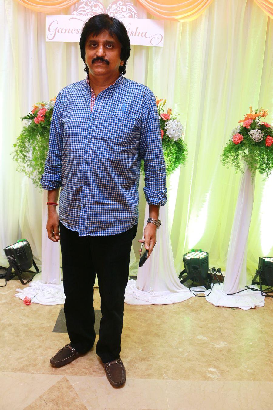 Ganesh Venkatram Nisha Wedding Reception Photos