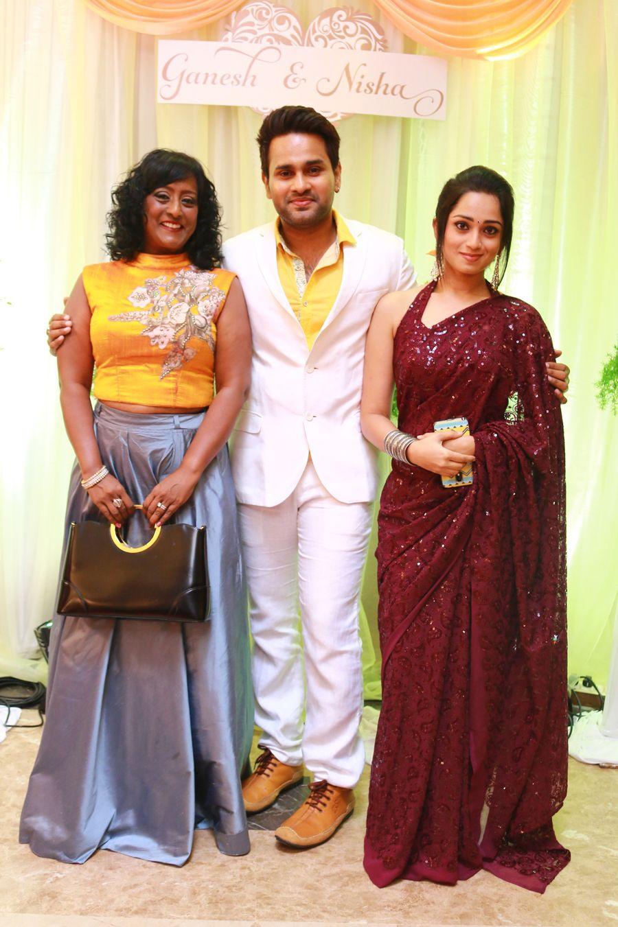 Ganesh Venkatram Nisha Wedding Reception Photos