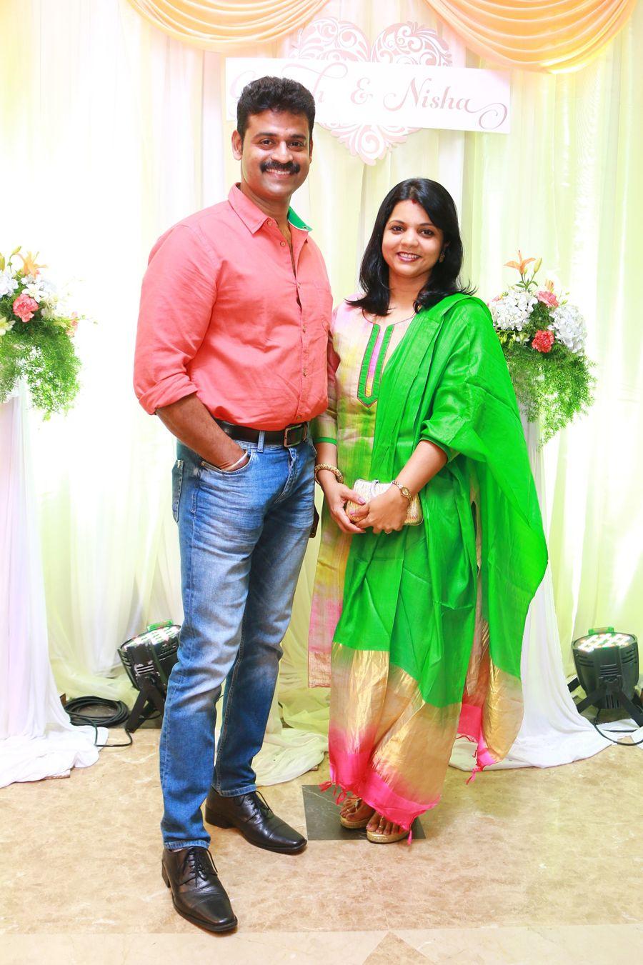 Ganesh Venkatram Nisha Wedding Reception Photos
