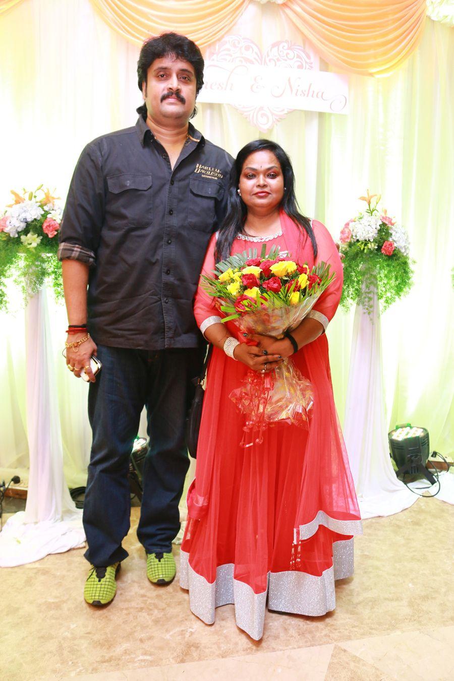 Ganesh Venkatram Nisha Wedding Reception Photos