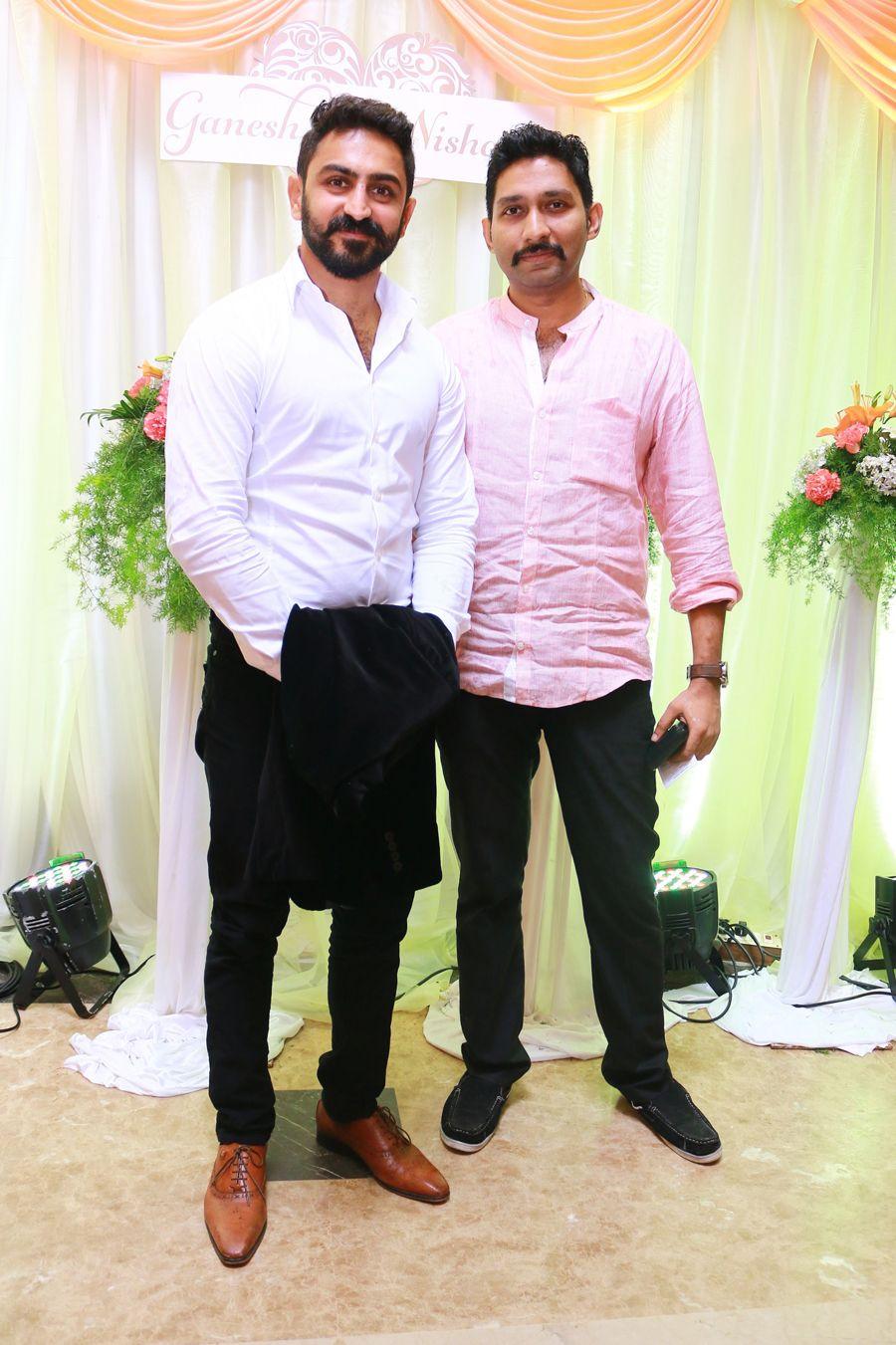 Ganesh Venkatram Nisha Wedding Reception Photos