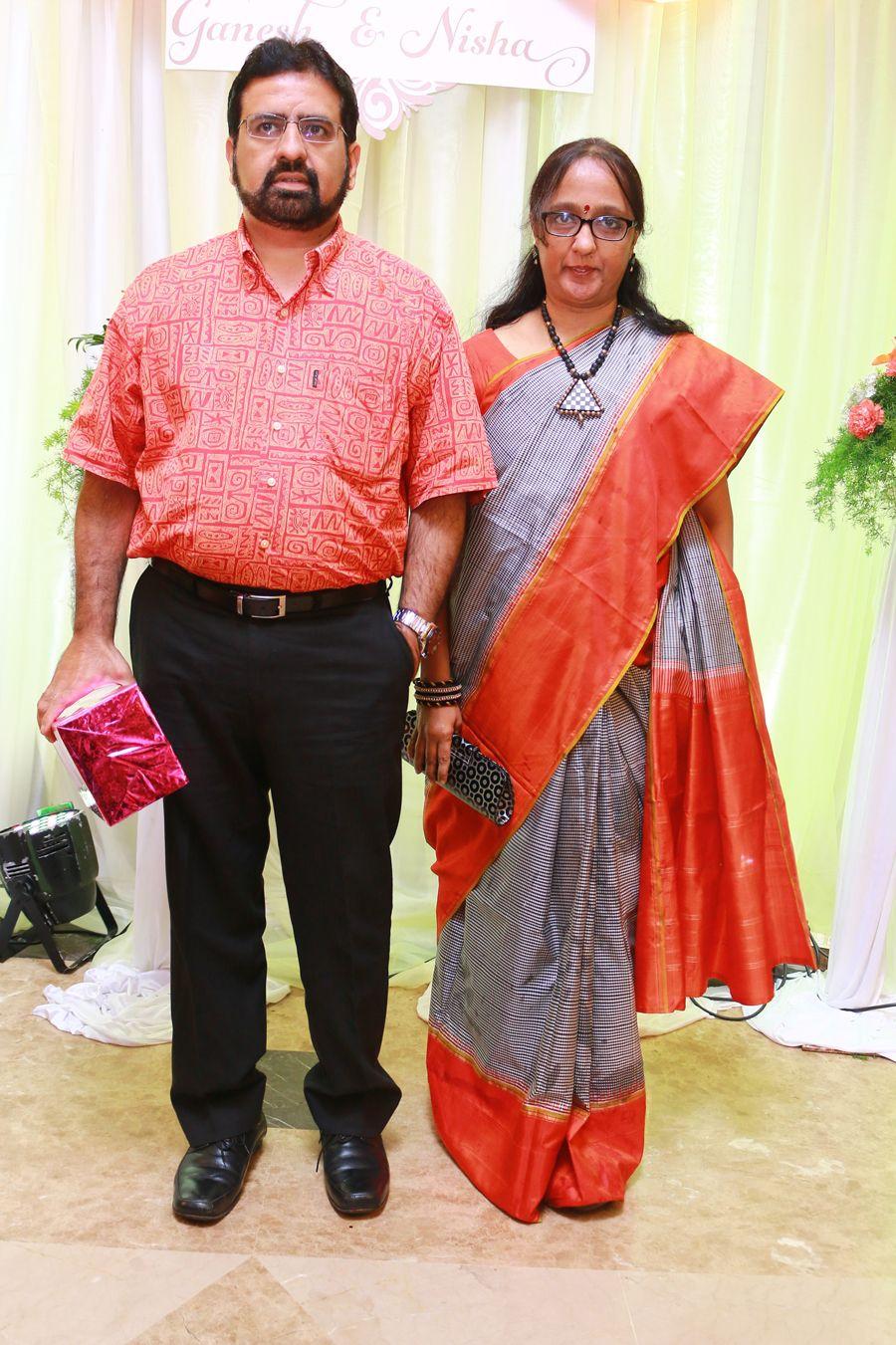 Ganesh Venkatram Nisha Wedding Reception Photos