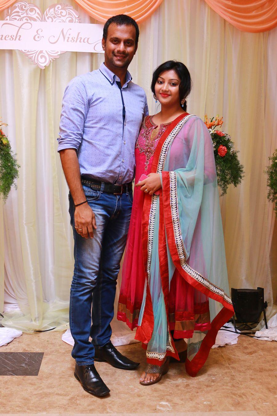 Ganesh Venkatram Nisha Wedding Reception Photos