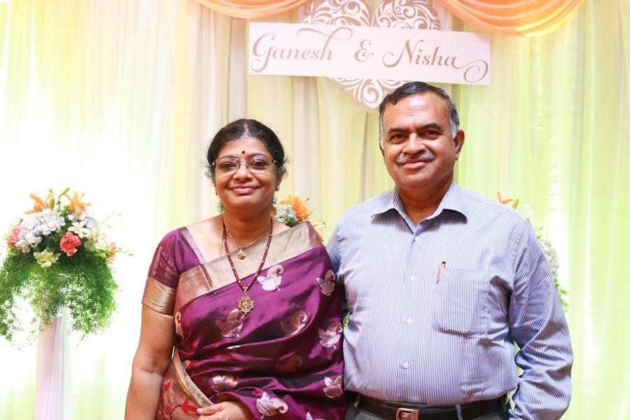 Ganesh Venkatram Nisha Wedding Reception Photos