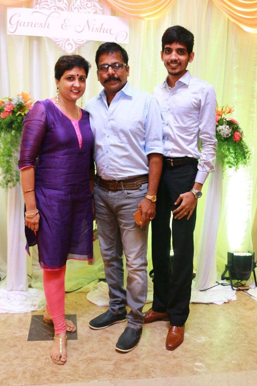 Ganesh Venkatram Nisha Wedding Reception Photos