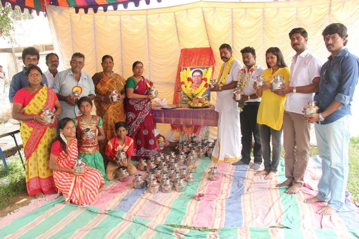 Ganeshwaran team celebrate Devar Jayanthi Stills