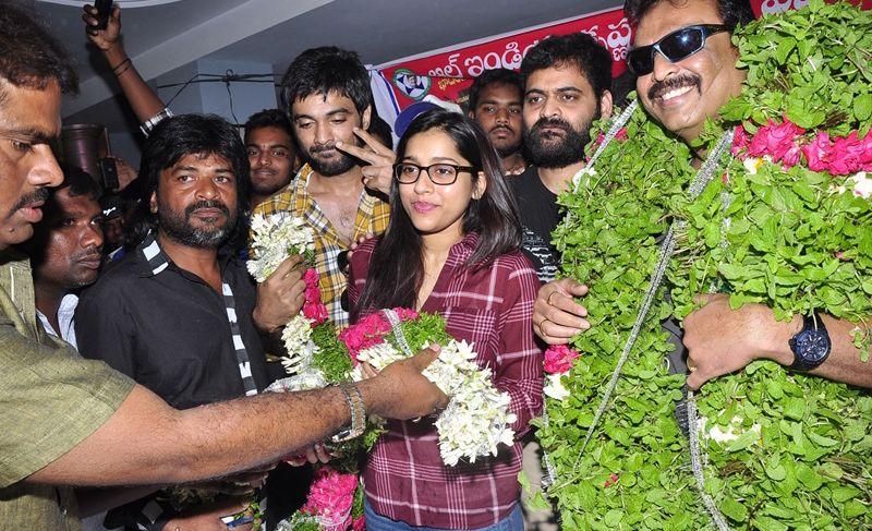 Guntur Talkies Team at Sapthagiri Theatre Photos