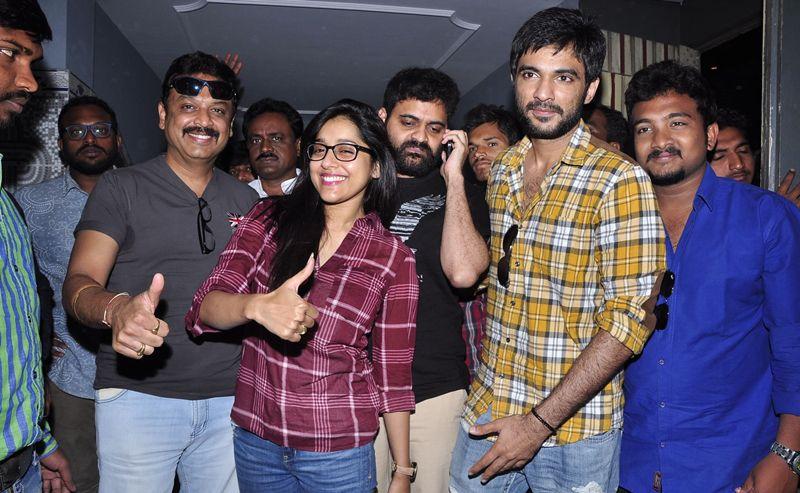 Guntur Talkies Team at Sapthagiri Theatre Photos