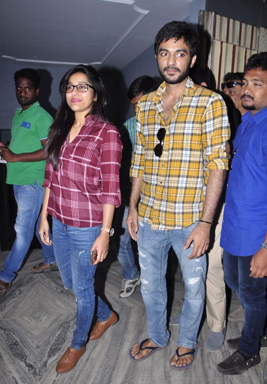 Guntur Talkies Team at Sapthagiri Theatre Photos