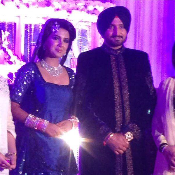 Harbhajan Singh & Geeta Basra's Wedding Reception Photos