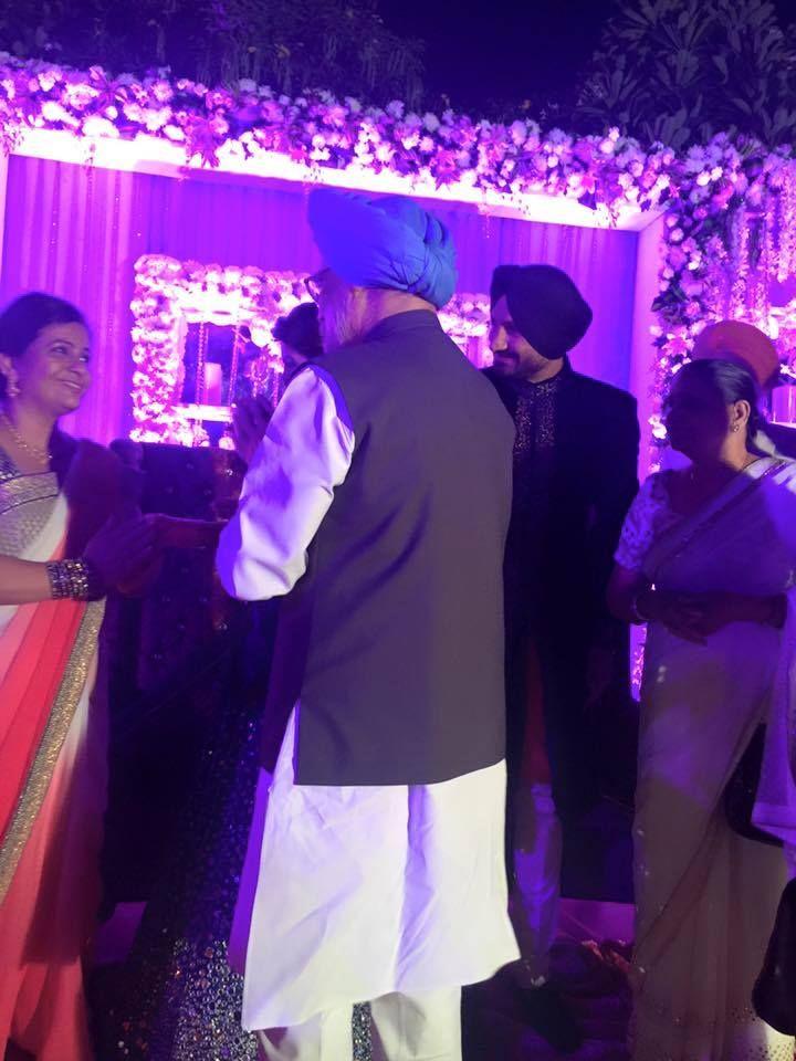 Harbhajan Singh & Geeta Basra's Wedding Reception Photos