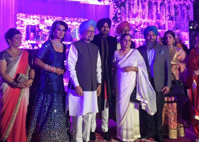 Harbhajan Singh & Geeta Basra's Wedding Reception Photos