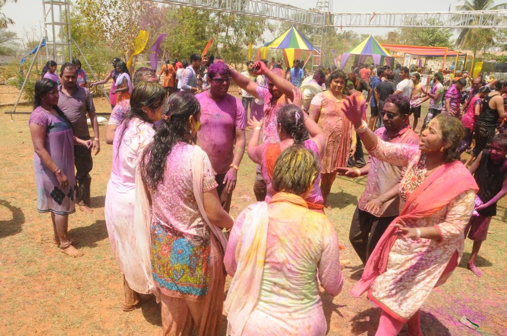 Hyderabad Biggest Holi Celebrations Photos