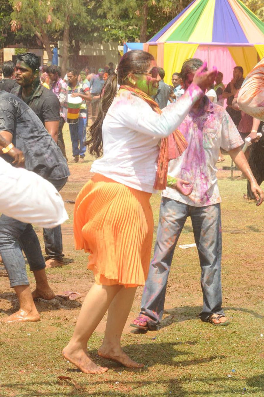 Hyderabad Biggest Holi Celebrations Photos
