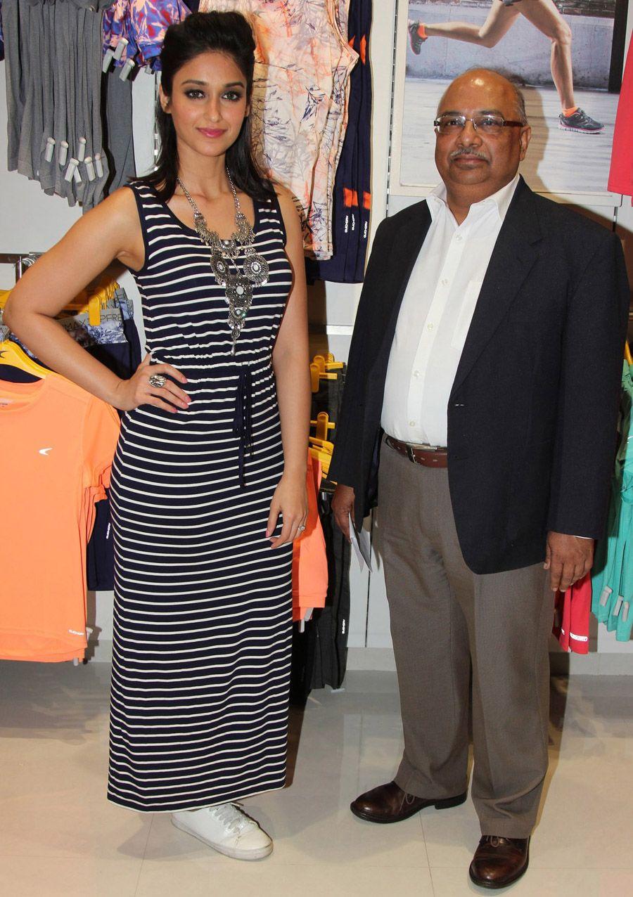 Ileana and Ajaz Khan at the launch of Reliance Trends Photos