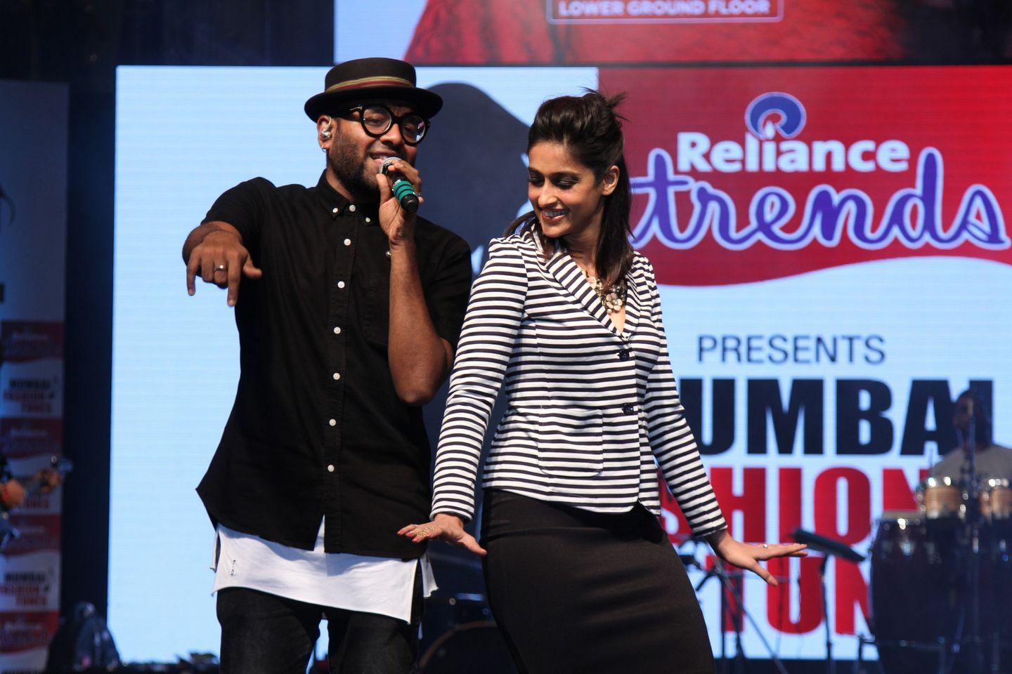 Ileana and Ajaz Khan at the launch of Reliance Trends Photos