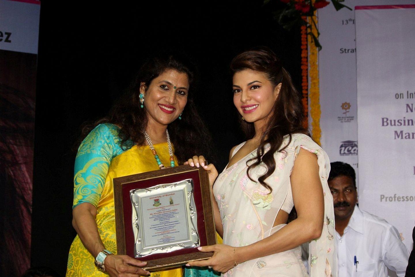 Jacqueline Fernandez Attends Mumbai University Photos