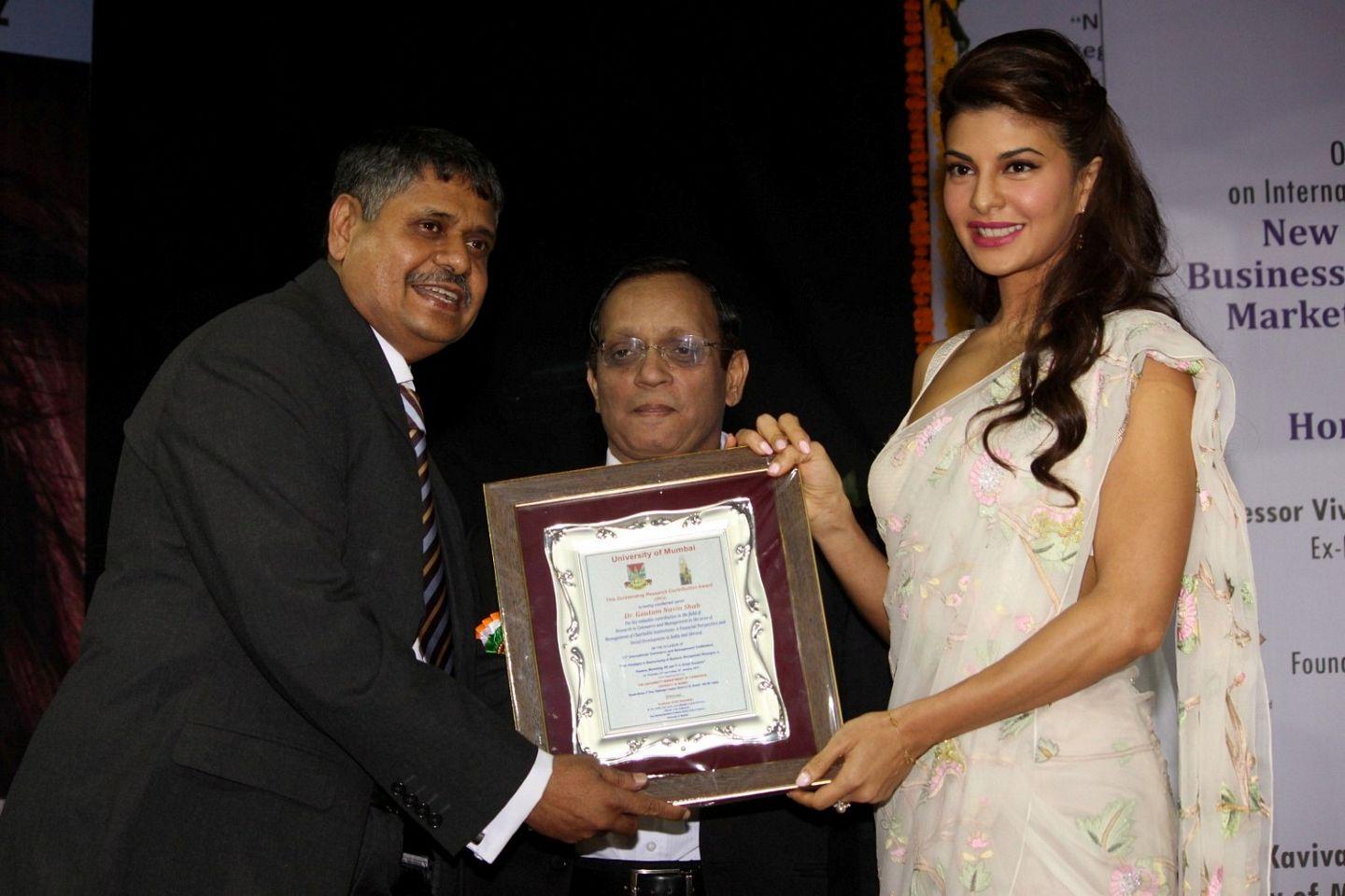 Jacqueline Fernandez Attends Mumbai University Photos