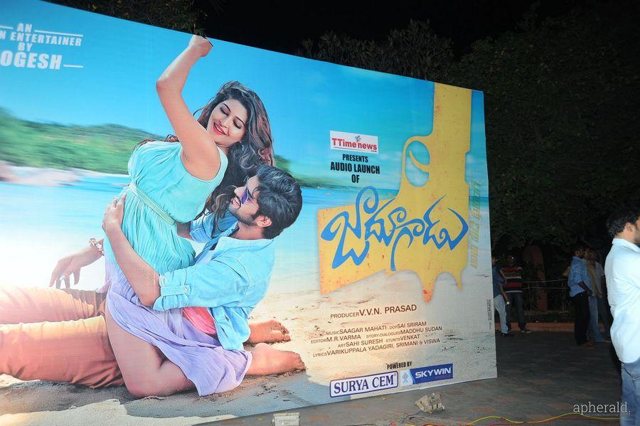 Jadoogadu Hoardings At Audio Launch