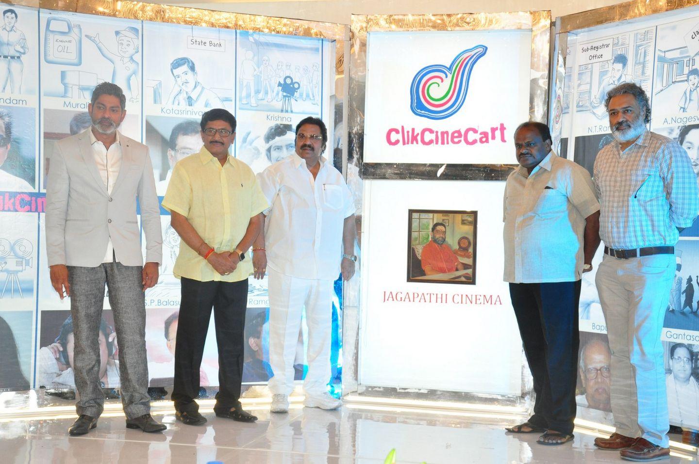 Jagapathi Babu Launches Click Cine Cart Photos