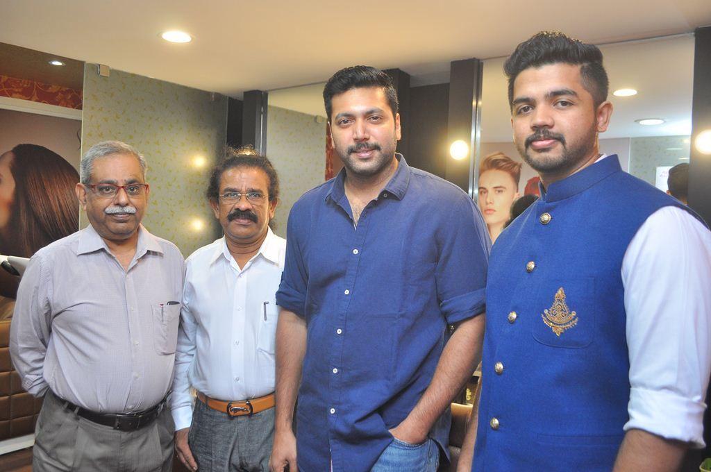 Jayam Ravi Inaugurates Essensuals Salon at Adyar Photos