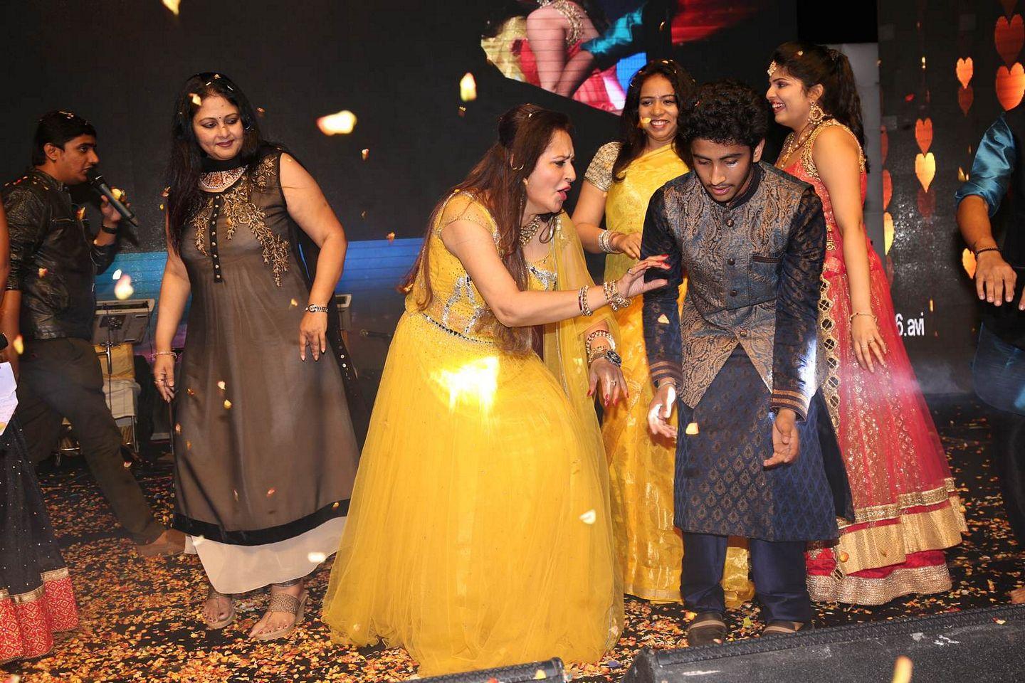 celebrities At Jayaprada Son Siddharth Sangeet Ceremony Photos