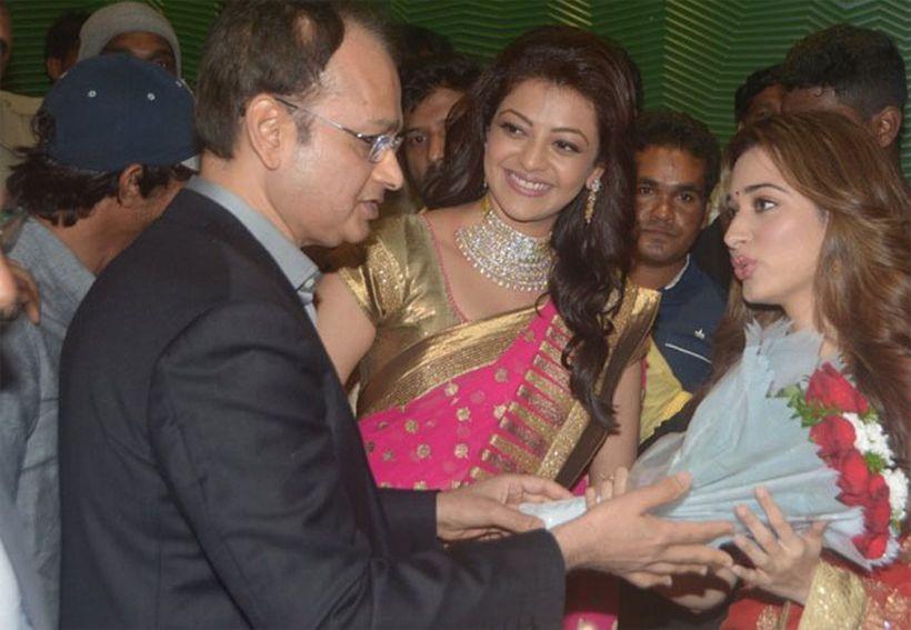 Kajal & Tamannaah Launch Khazana Jewellery in Vizag Photos