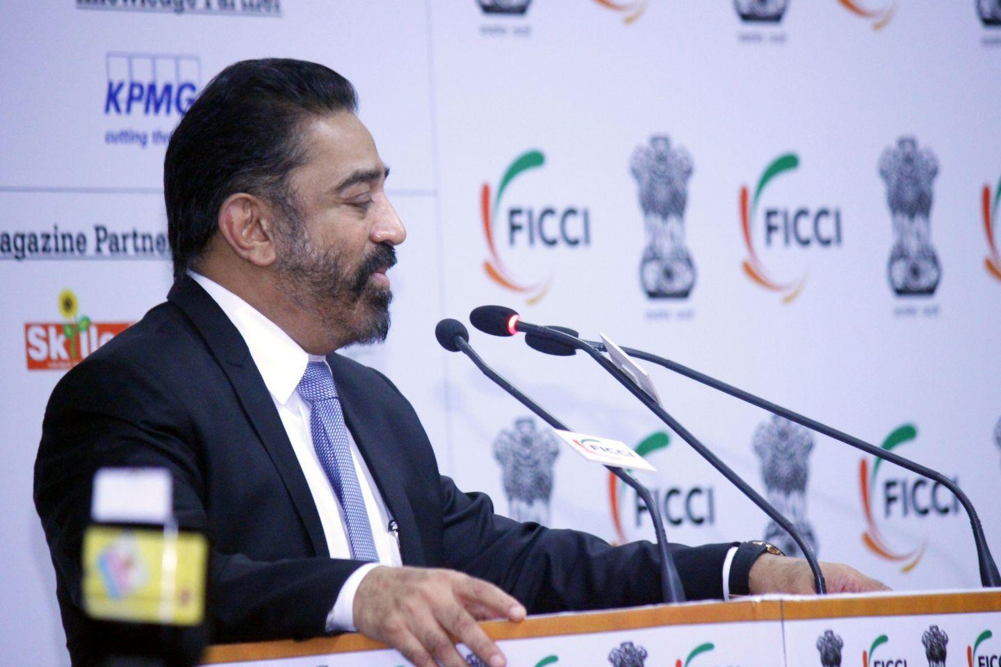 Kamal Haasan at Global Skills Summit 2015