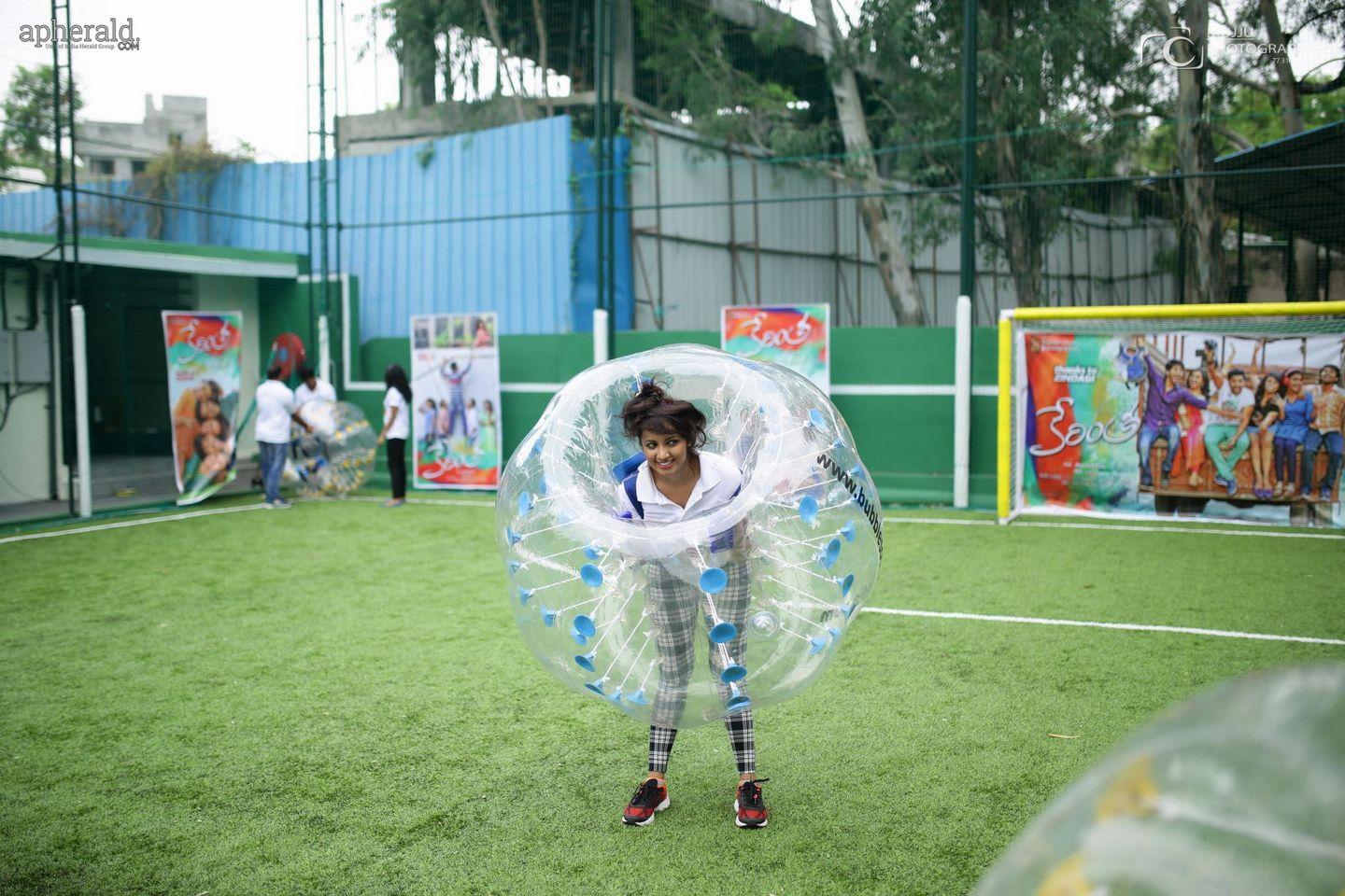 Kerintha Team At Bubble Soccer Event